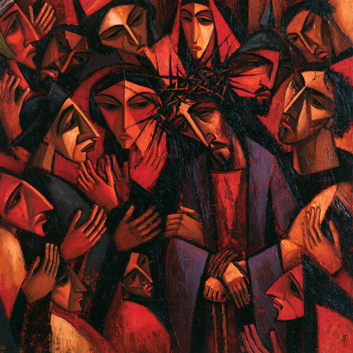 Ecce Homo - Expressionist · Carré n° 4 - ศิลปะคริสเตียน