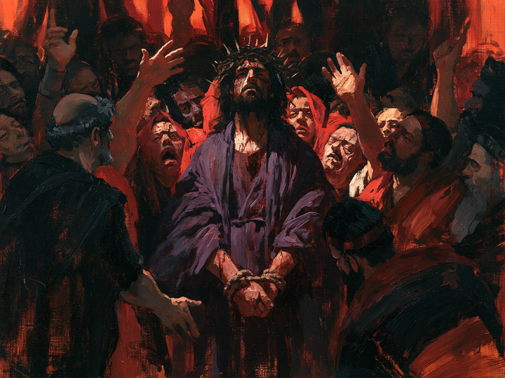 Ecce Homo — The Bonds Beneath Fiery Palms