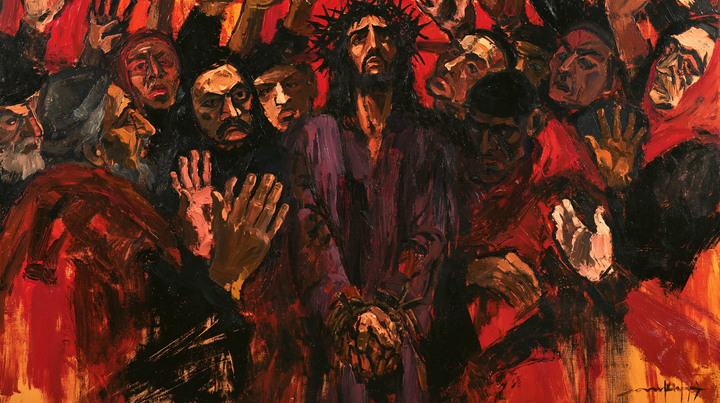 Ecce Homo — Captive Hands in the Red Cry