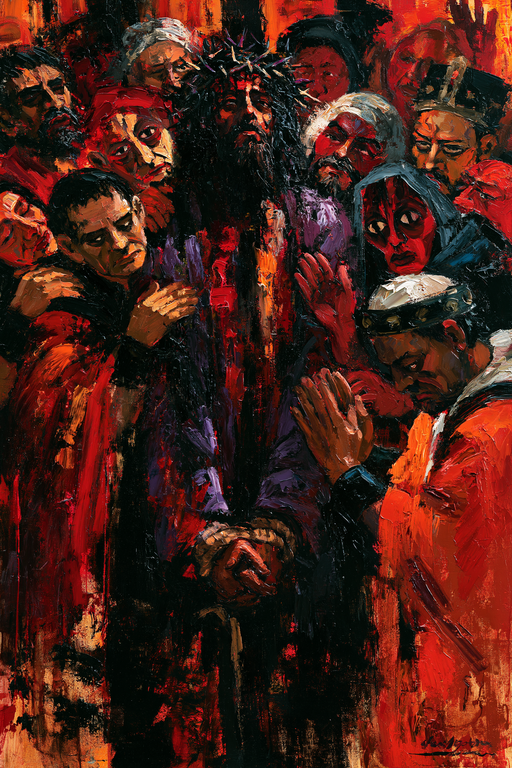 Ecce Homo - Expressionist · Portrait n° 13 - ศิลปะคริสเตียน