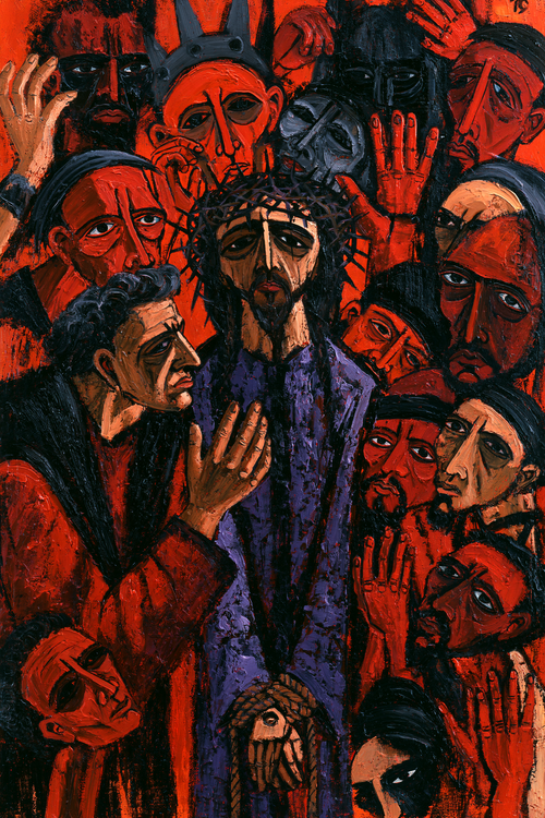 Ecce Homo - Expressionist · Portrait n° 14 - ศิลปะคริสเตียน