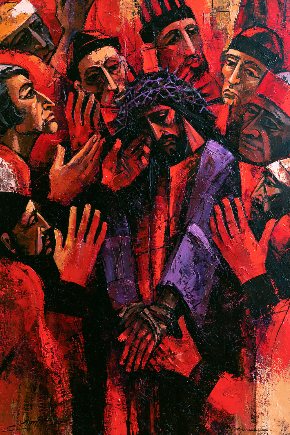 Ecce Homo - Expressionist · Portrait n° 15 - ศิลปะคริสเตียน