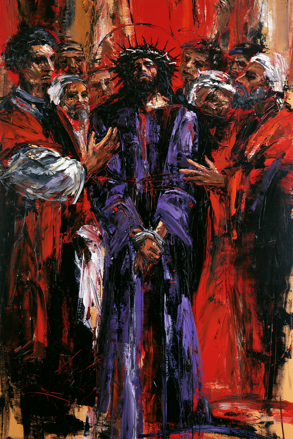 Ecce Homo - Expressionist · Portrait n° 16 - ศิลปะคริสเตียน