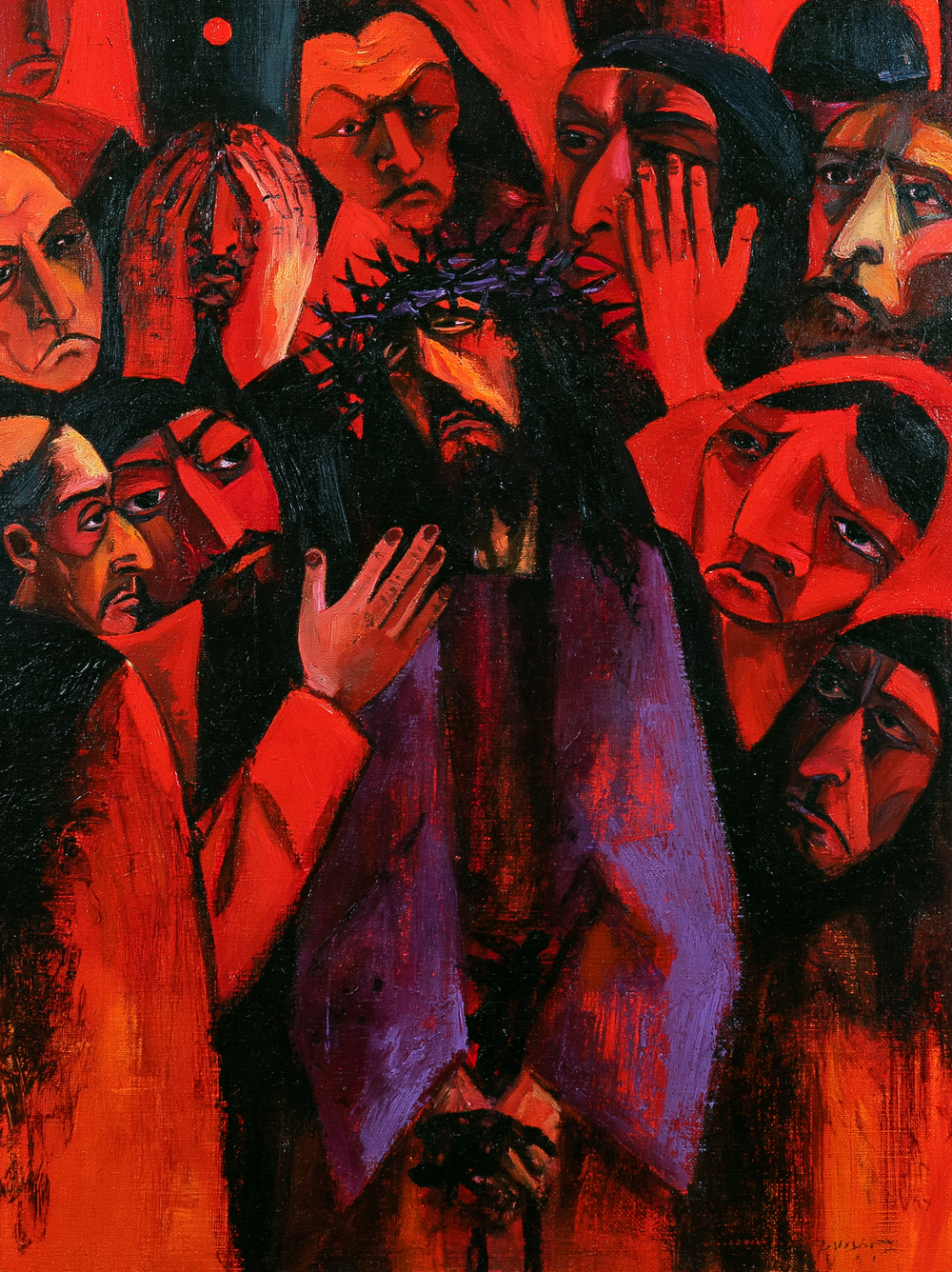 Ecce Homo - Expressionist · Portrait n° 17 - ศิลปะคริสเตียน