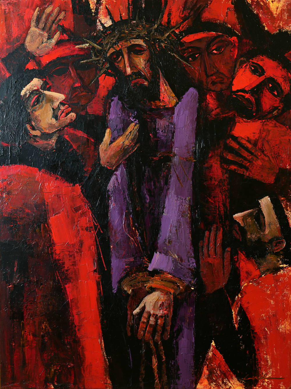 Ecce Homo - Expressionist · Portrait n° 18 - ศิลปะคริสเตียน