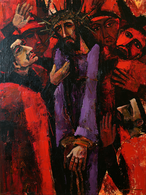 Ecce Homo - Expressionist · Portrait n° 18 - ศิลปะคริสเตียน