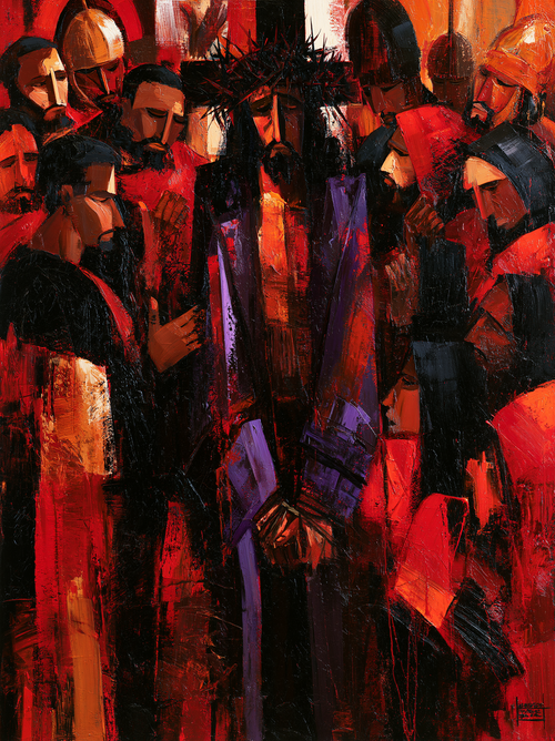 Ecce Homo - Expressionist · Portrait n° 19 - ศิลปะคริสเตียน