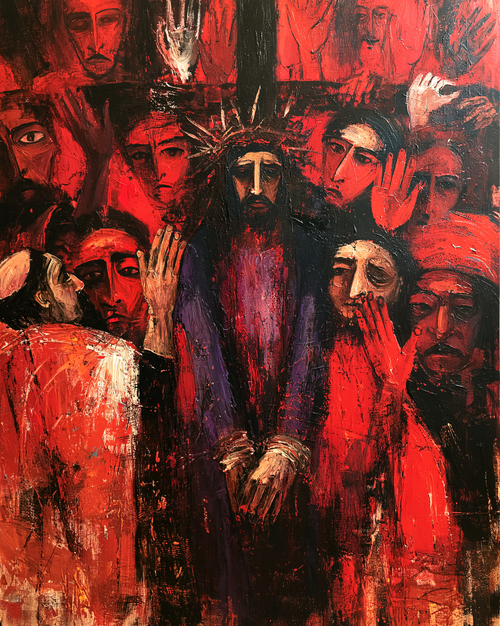 Ecce Homo - Expressionist · Portrait n° 22 - ศิลปะคริสเตียน
