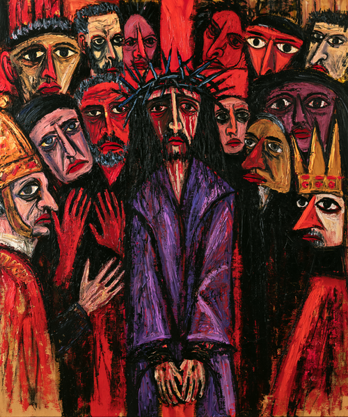 Ecce Homo - Expressionist · Portrait n° 24 - ศิลปะคริสเตียน