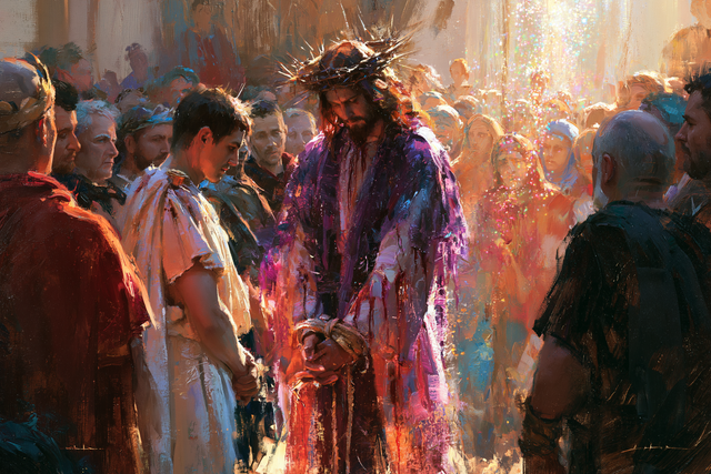 Ecce Homo — Purple at the Edge of Broad Daylight