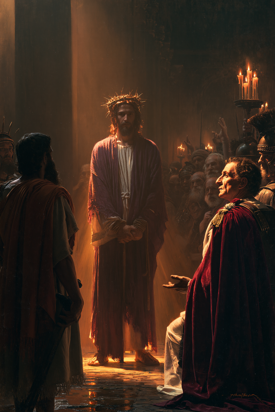 Ecce Homo - Divine Light · Portrait n° 15