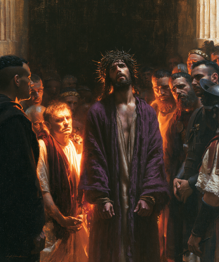 Ecce Homo — Lowered Fists and the Heavenward Gaze