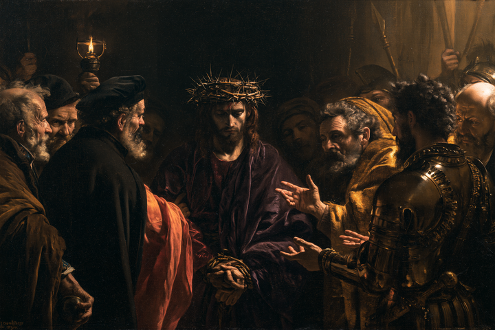 Ecce Homo - Black and gold · Landscape n° 15