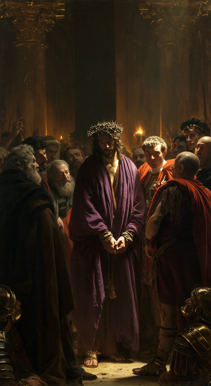 Ecce Homo — Purple upon the Illuminated Threshold