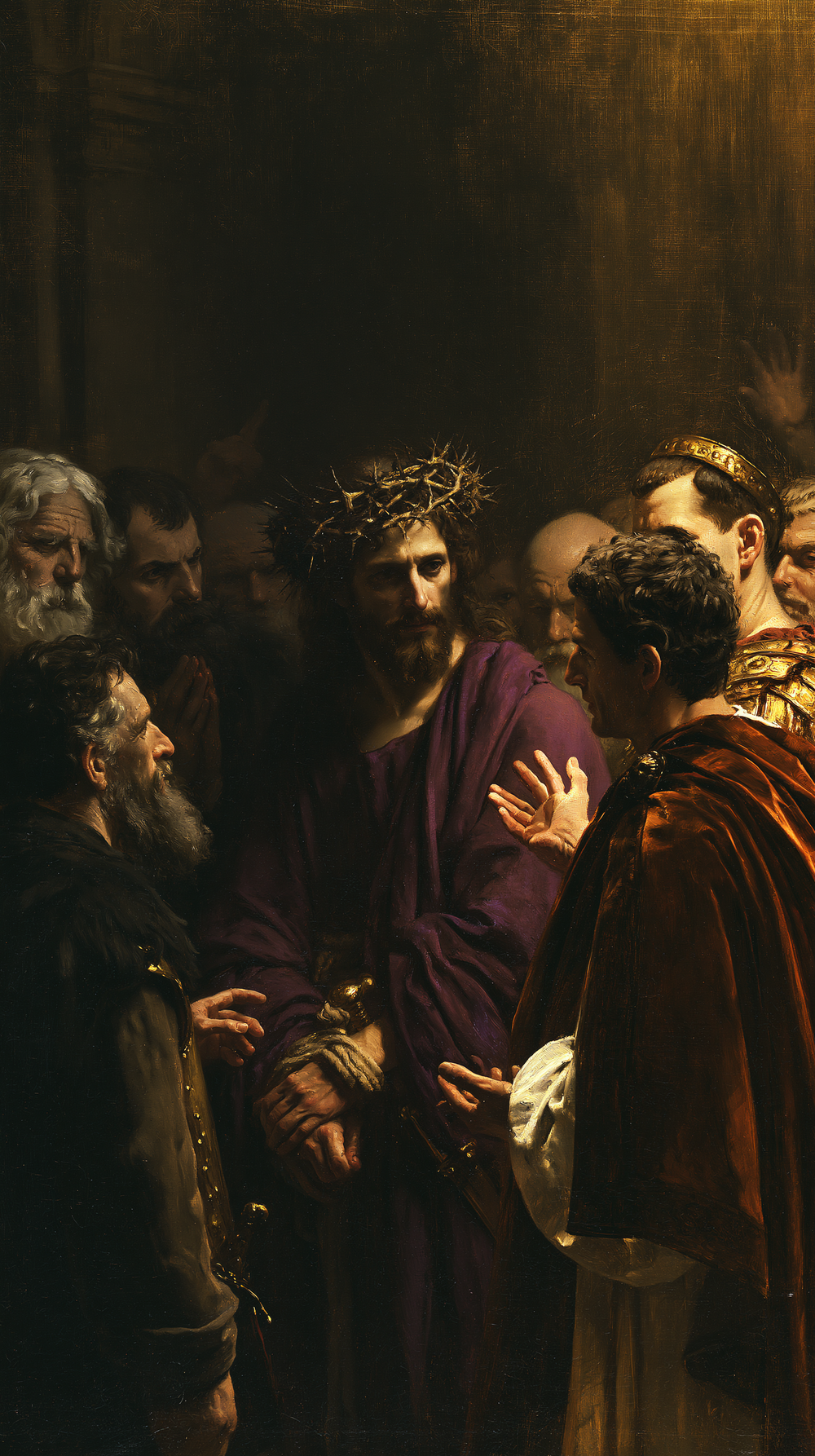 Ecce Homo - สีดําและสีทอง · ภาพเหมือนหมายเลข 10 - ศิลปะคริสเตียน