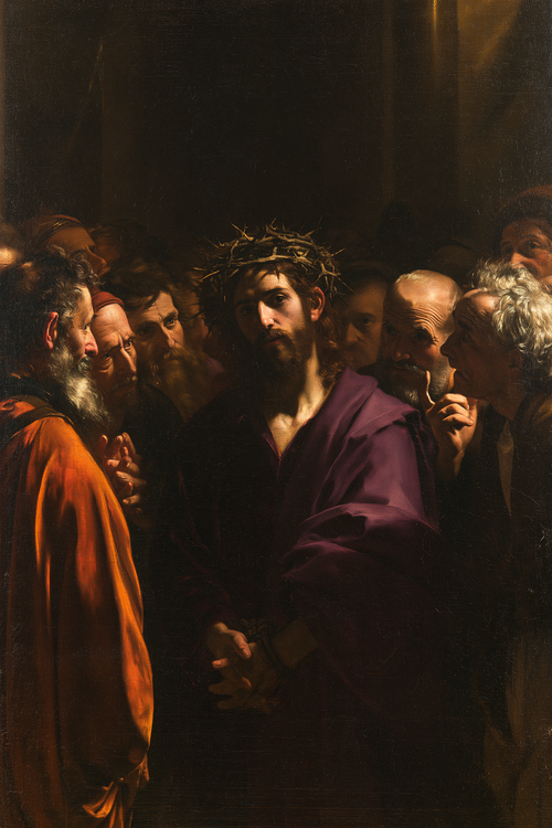 Ecce Homo - สีดําและสีทอง · ภาพเหมือนหมายเลข 13 - ศิลปะคริสเตียน