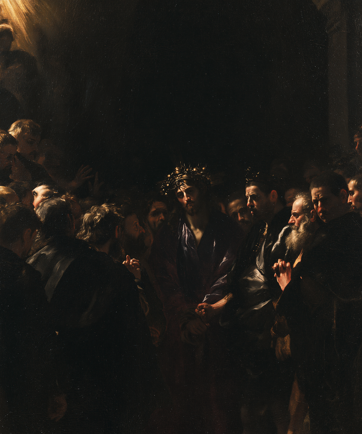 Ecce Homo - Black and gold · Portrait n° 26