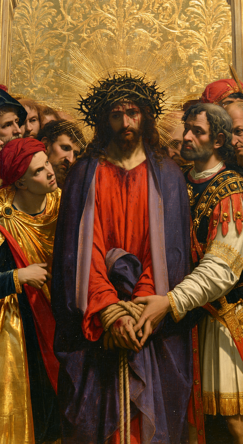 Ecce Homo - สีทองศักดิ์สิทธิ์ · ภาพเหมือนหมายเลข 4 - ศิลปะคริสเตียน