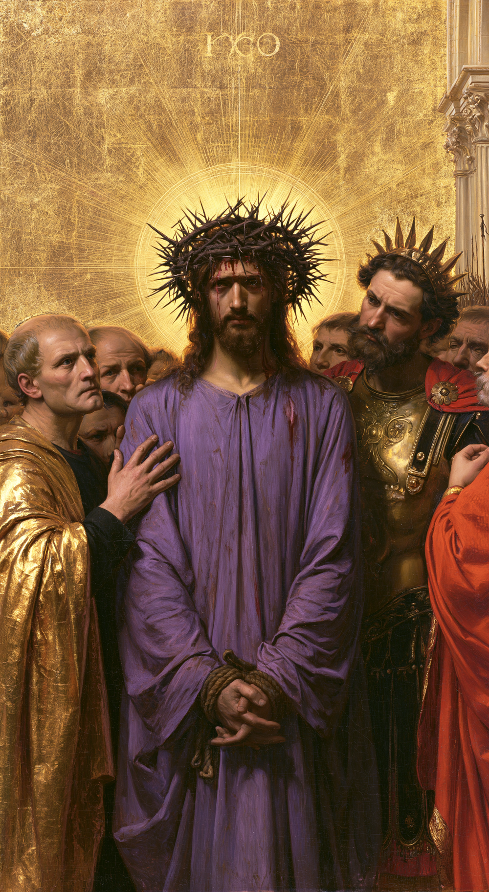 Ecce Homo - สีทองศักดิ์สิทธิ์ · ภาพเหมือนหมายเลข 7 - ศิลปะคริสเตียน