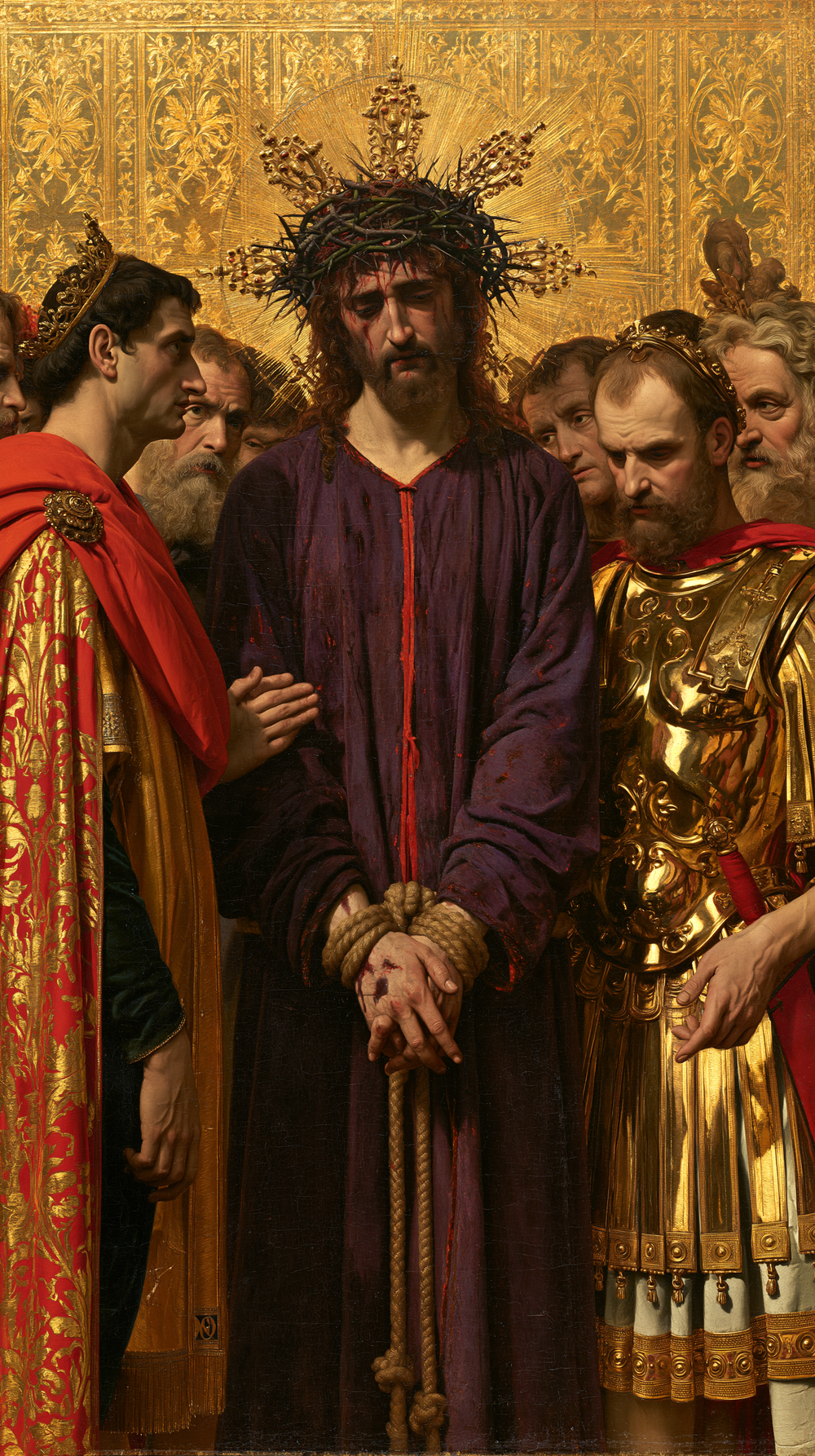 Ecce Homo - สีทองศักดิ์สิทธิ์ · ภาพเหมือนหมายเลข 11 - ศิลปะคริสเตียน