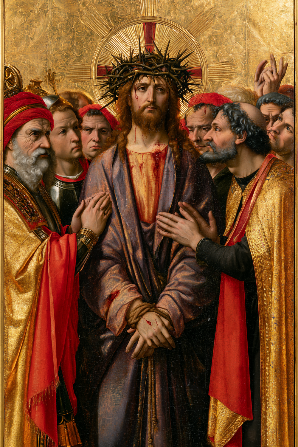 Ecce Homo - สีทองศักดิ์สิทธิ์ · ภาพเหมือนหมายเลข 12 - ศิลปะคริสเตียน