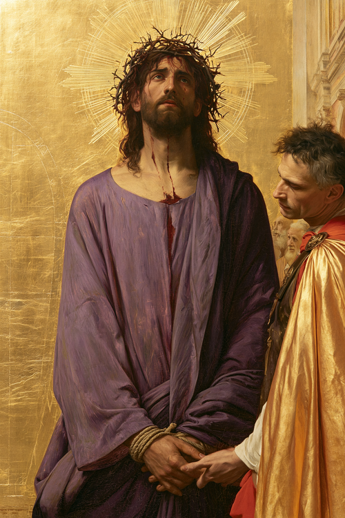 Ecce Homo - สีทองศักดิ์สิทธิ์ · ภาพเหมือนหมายเลข 14 - ศิลปะคริสเตียน