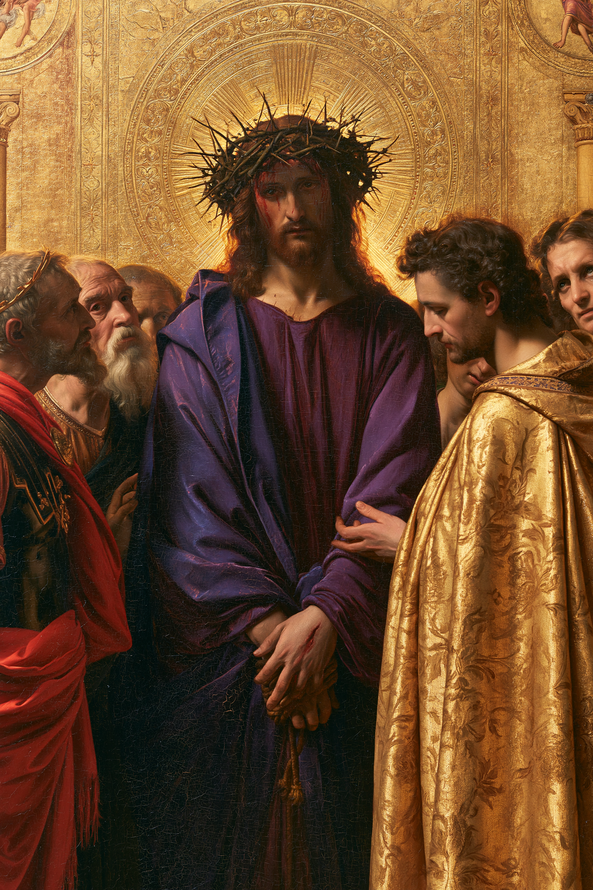 Ecce Homo - สีทองศักดิ์สิทธิ์ · ภาพเหมือนหมายเลข 15 - ศิลปะคริสเตียน