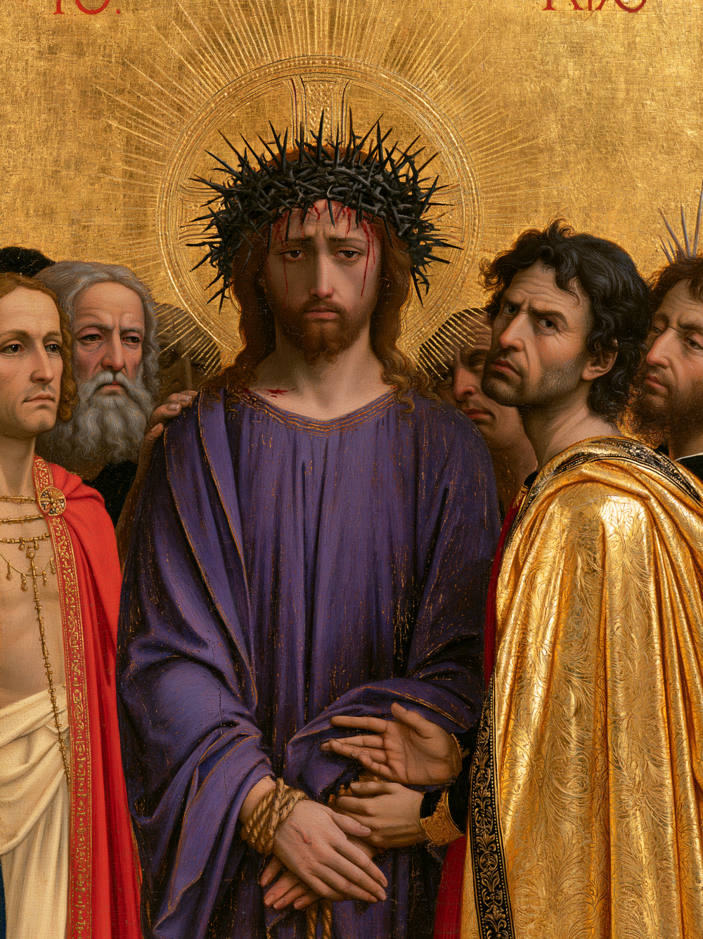 Ecce Homo - สีทองศักดิ์สิทธิ์ · ภาพเหมือนหมายเลข 17 - ศิลปะคริสเตียน