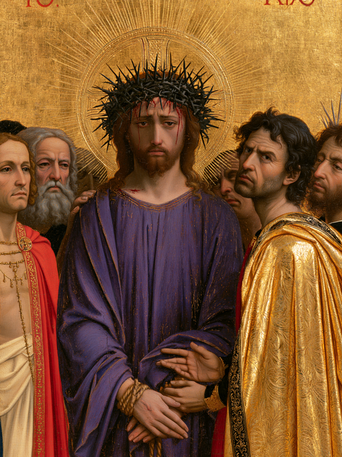 Ecce Homo - สีทองศักดิ์สิทธิ์ · ภาพเหมือนหมายเลข 17 - ศิลปะคริสเตียน