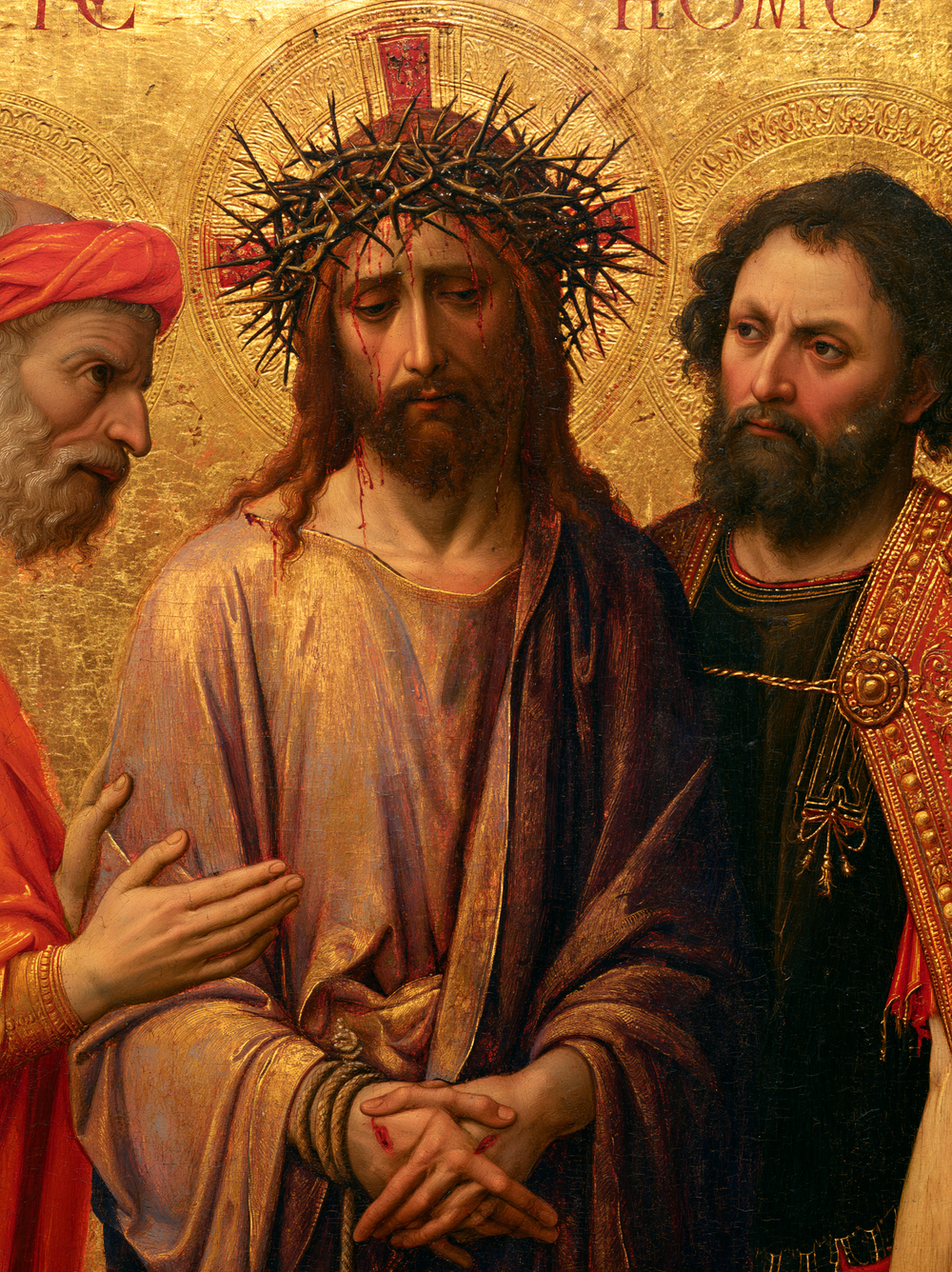 Ecce Homo - สีทองศักดิ์สิทธิ์ · ภาพเหมือนหมายเลข 18 - ศิลปะคริสเตียน