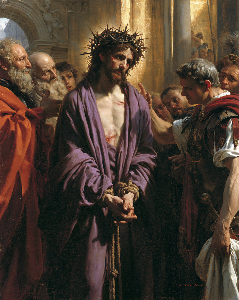 Ecce Homo - สีทองศักดิ์สิทธิ์ · ภาพเหมือนหมายเลข 21 - ศิลปะคริสเตียน