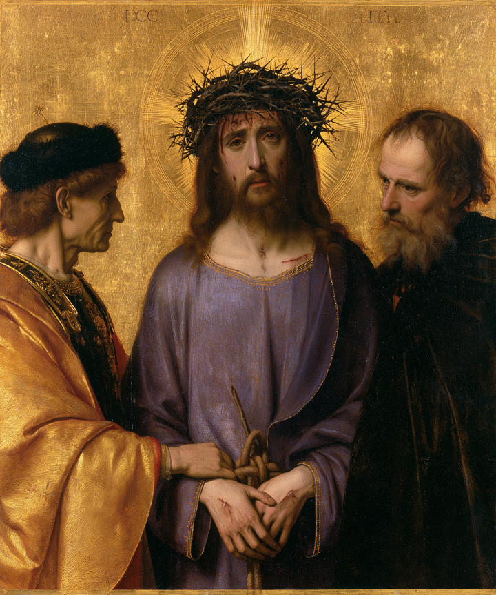Ecce Homo — Pale Violet Between Velvet and Gold