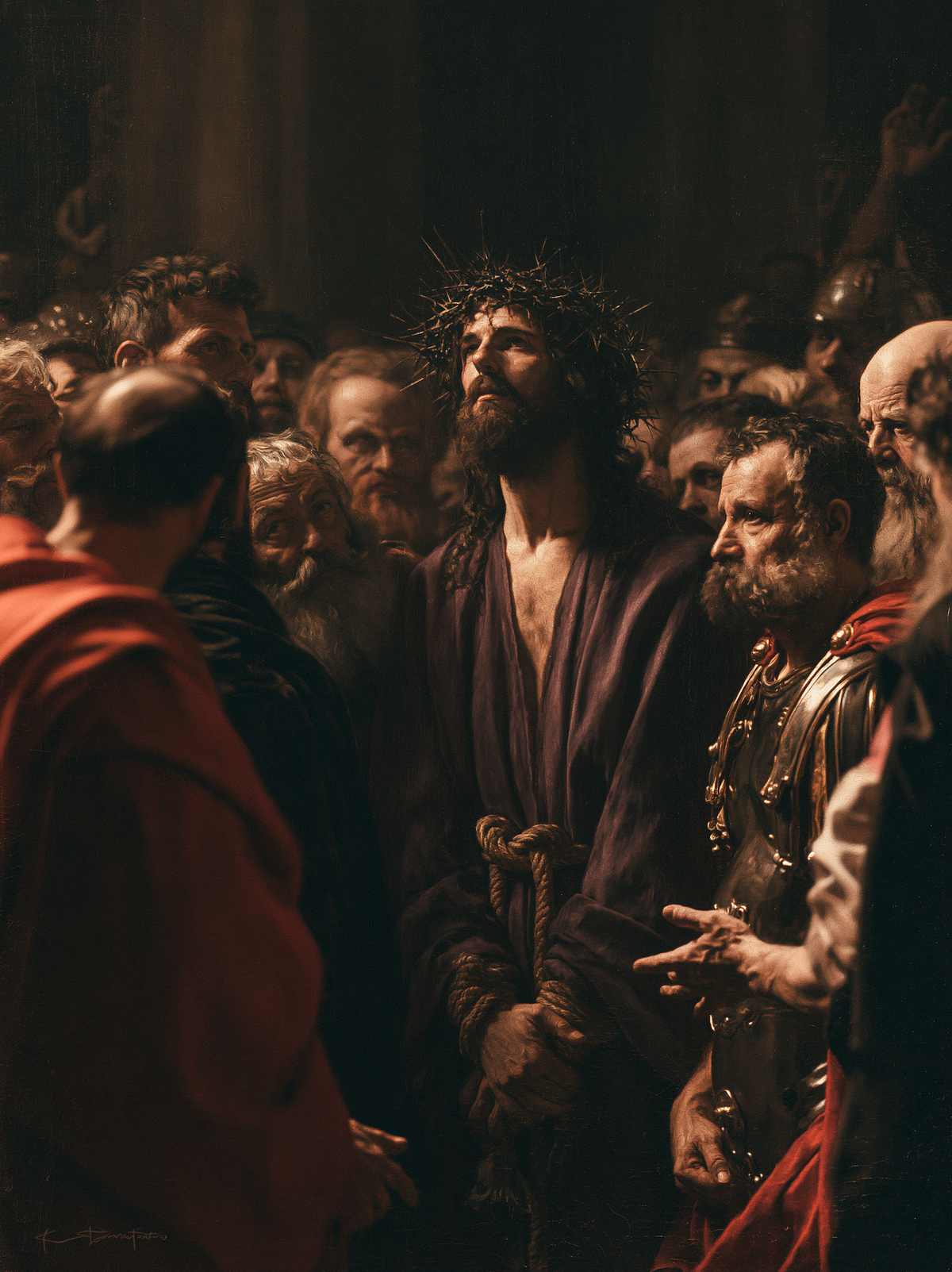 Ecce Homo - Sacred silence · Portrait n° 18 — aperçu de la finition sélectionnée
