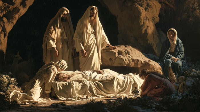 The Entombment of Jesus Christ — Ivory Beside the Open Stone