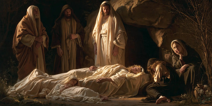 The Entombment of Jesus Christ — Grief at the Edge of the Cloth
