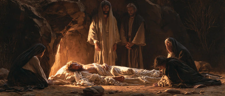 The Entombment of Jesus Christ — Linen in the Light of Stone