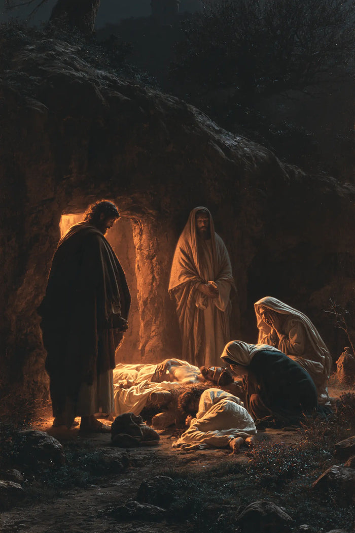 The Entombment of Jesus Christ - Black and Gold · Portrait n° 9