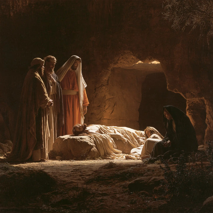 The Entombment of Jesus Christ - Black and Gold · Square n° 1