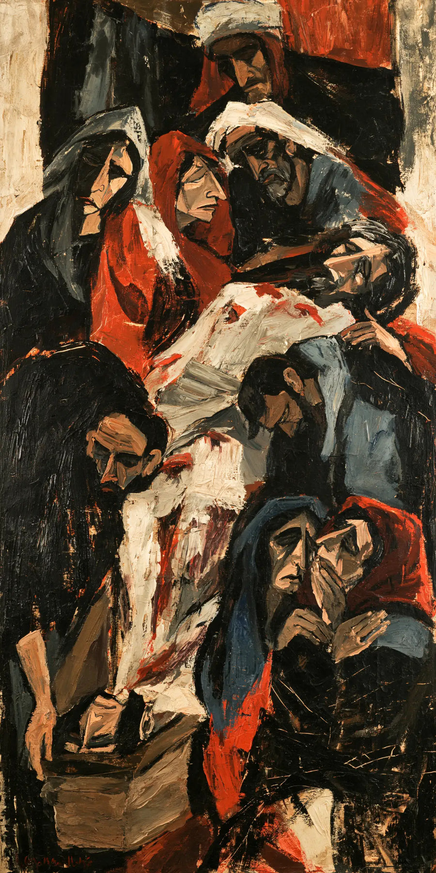 The Entombment of Jesus Christ - Expressionist · Portrait n° 2