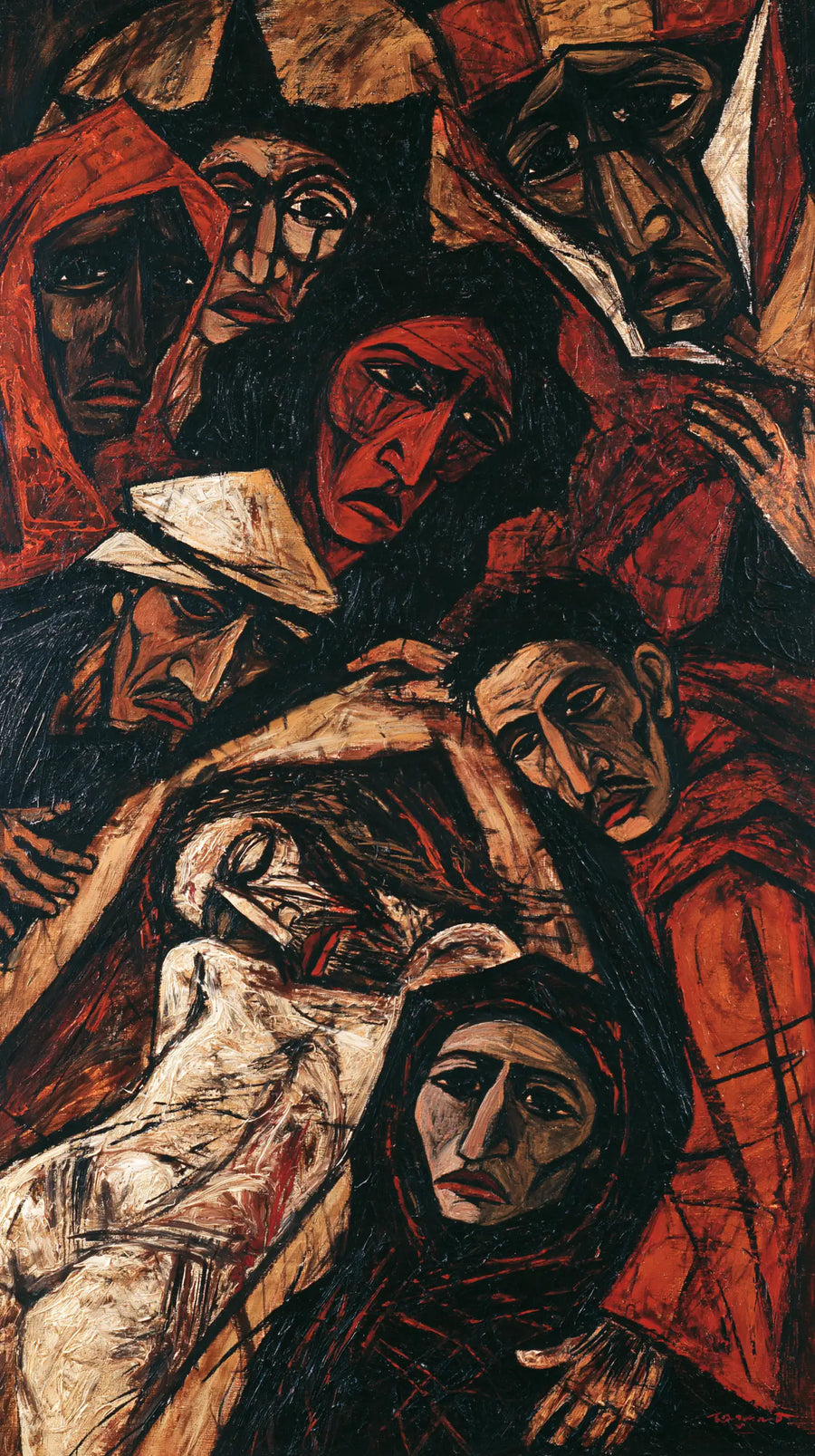 The Entombment of Jesus Christ - Expressionist · Portrait n° 9
