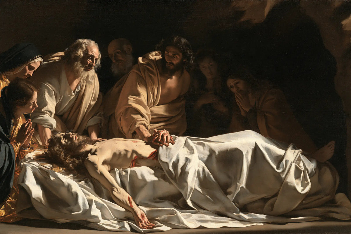The Entombment of Jesus Christ — The Hand Resting on the Final Cloth