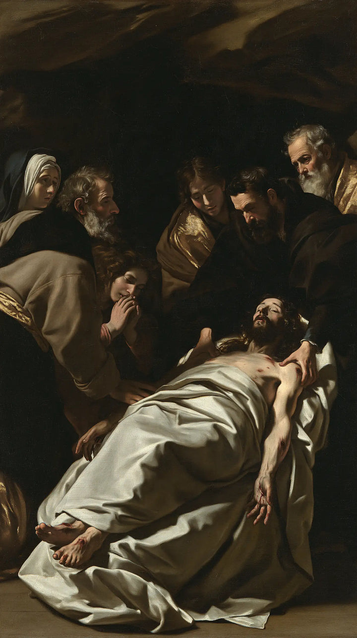 The Entombment of Jesus Christ — Rest in the Long Drapery