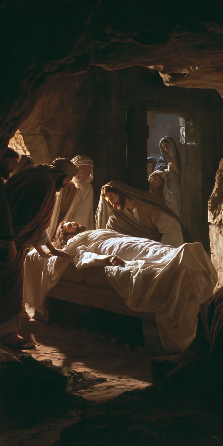 The Entombment of Jesus Christ - Inside the Tomb · Portrait n° 1