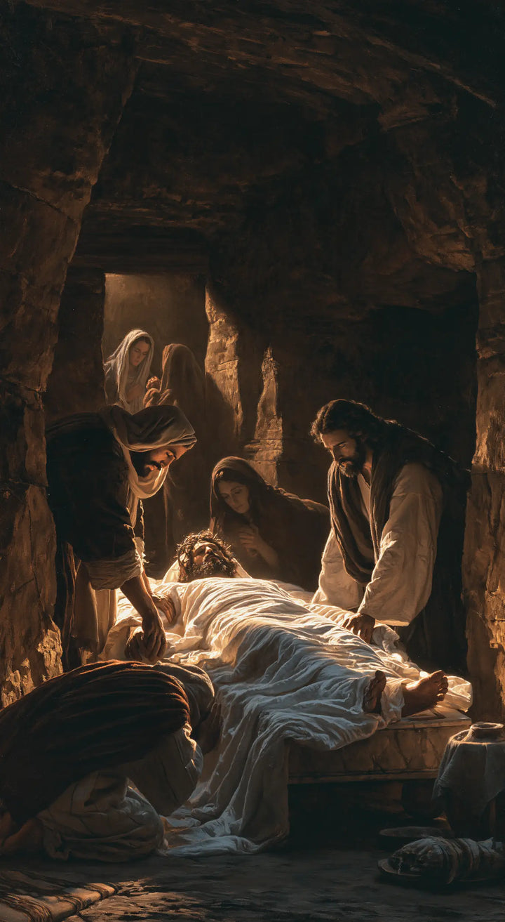 The Entombment of Jesus Christ - Inside the Tomb · Portrait n° 4
