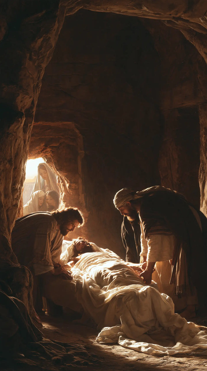The Entombment of Jesus Christ - Inside the Tomb · Portrait n° 6