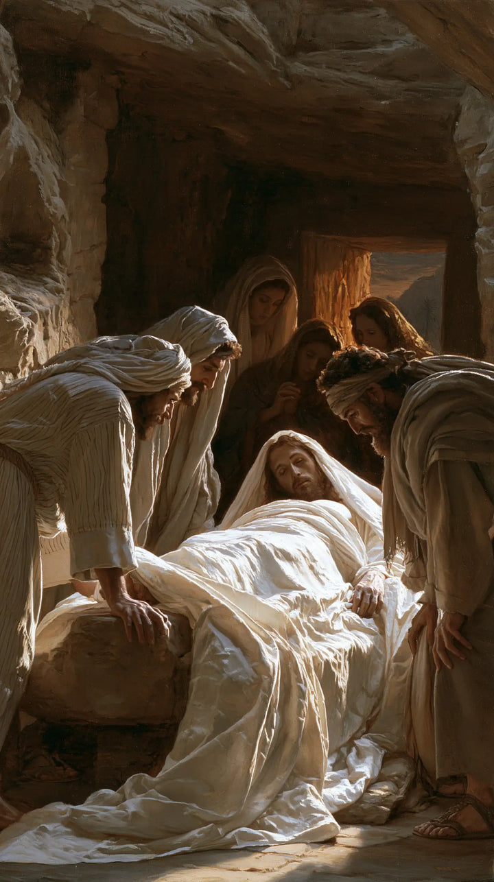 The Entombment of Jesus Christ - Inside the Tomb · Portrait n° 9