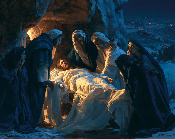 The Entombment of Jesus Christ - Midnight-blue Chiaroscuro · Landscape n° 4