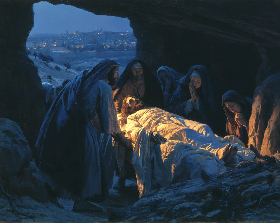 The Entombment of Jesus Christ - Midnight-blue Chiaroscuro · Landscape n° 5