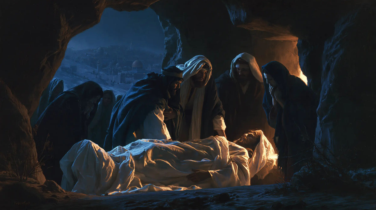 The Entombment of Jesus Christ - Midnight-blue Chiaroscuro · Landscape n° 11