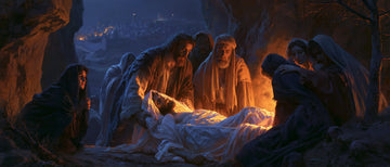 The Entombment of Jesus Christ - Midnight-blue Chiaroscuro · Landscape n° 17